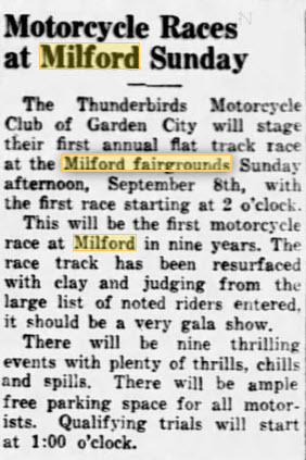 Milford Fairgrounds - Sep 5 1946 Motorcycle Races (newer photo)